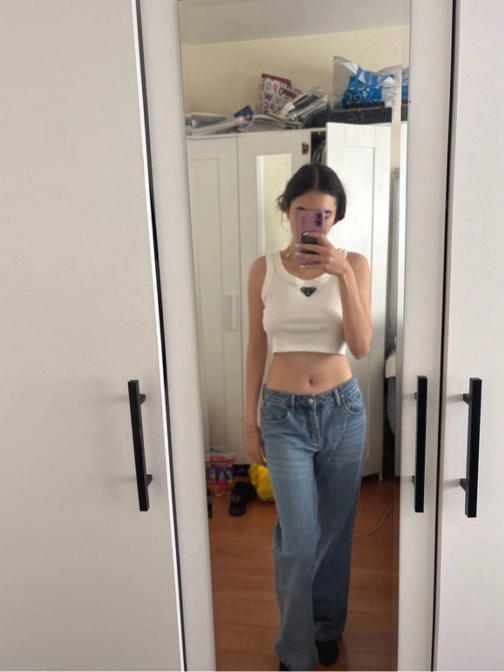 Denim Staright Leg Jeans